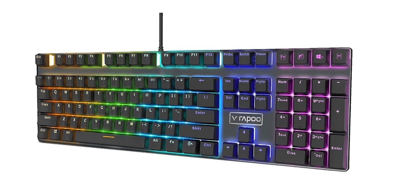 کیبورد با سیم گیمینگ رپو مدل RAPOO V700 RGB